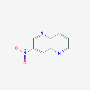 molecular formula C8H5N3O2 B080776 3-Nitro-1,5-naphthyridine CAS No. 13058-75-8