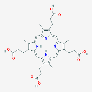 molecular formula C36H40Cl2N4O8 B080778 Coproporphyrin III CAS No. 14643-66-4