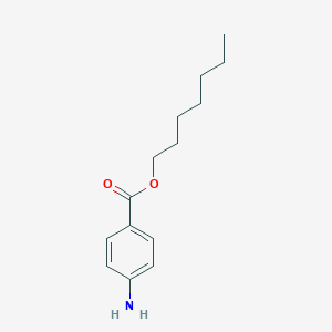 molecular formula C14H21NO2 B080779 Heptyl 4-aminobenzoate CAS No. 14309-40-1