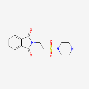 2-{2-[(4-Methylpiperazin-1-yl)sulfonyl]ethyl}-1H-isoindole-1,3(2H)-dione