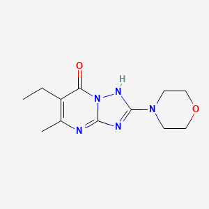 6-Ethyl-5-methyl-2-morpholin-4-yl[1,2,4]triazolo[1,5-a]pyrimidin-7(4H)-one