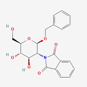 molecular formula C21H21NO7 B8078277 Benzyl 2-Deoxy-2-phthalimido-beta-D-glucopyranoside 