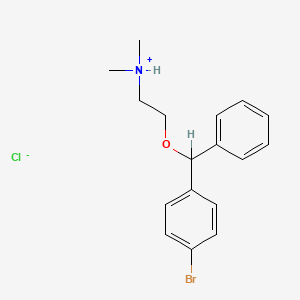 beta-(p-Bromobenzhydryloxy)ethyldimethylamine hydrochloride