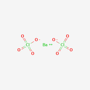 molecular formula BaClH3O5 B080783 Barium perchlorate CAS No. 10294-39-0