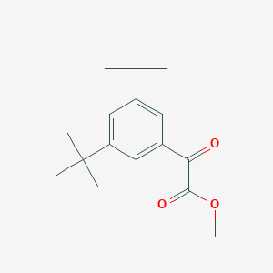 molecular formula C17H24O3 B8078481 Methyl 2-(3,5-ditert-butylphenyl)-2-oxoacetate 