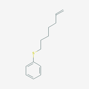 molecular formula C13H18S B8078750 Hept-6-enylsulfanylbenzene 