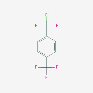 molecular formula C8H4ClF5 B080788 1-(Chlorodifluoromethyl)-4-(trifluoromethyl)benzene CAS No. 13947-94-9