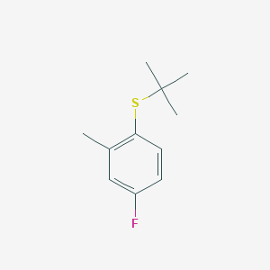 molecular formula C11H15FS B8078926 CID 137948643 