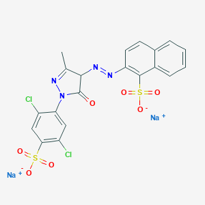 Disodium 2-[[1-(2,5-dichloro-4-sulphonatophenyl)-4,5-dihydro-3-methyl-5-oxo-1H-pyrazol-4-yl]azo]naphthalene-1-sulphonate