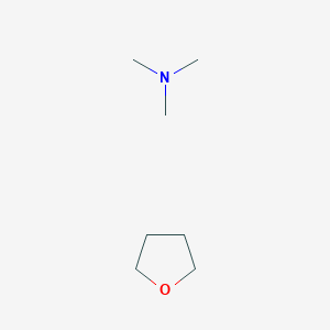 molecular formula C7H17NO B8079359 N,N-dimethylmethanamine;oxolane 