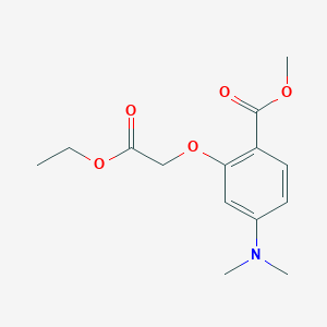Methyl 4-(dimethylamino)-2-(2-ethoxy-2-oxoethoxy)benzoate