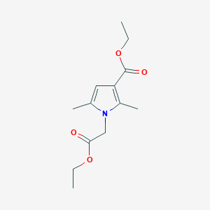 molecular formula C13H19NO4 B8079730 ethyl 1-(2-ethoxy-2-oxoethyl)-2,5-dimethyl-1H-pyrrole-3-carboxylate CAS No. 2007920-34-3
