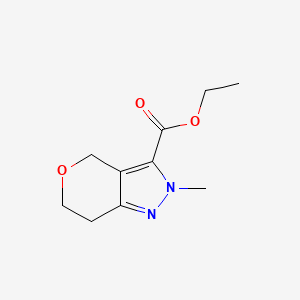 Ethyl 2-methyl-2,4,6,7-tetrahydropyrano[4,3-c]pyrazole-3-carboxylate