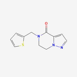 5-(Thiophen-2-ylmethyl)-6,7-dihydropyrazolo[1,5-a]pyrazin-4(5H)-one