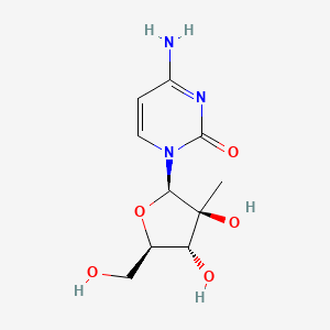 4-amino-1-((2R,3S,4R,5R)-3,4-dihydroxy-5-(hydroxymethyl)-3-methyltetrahydrofuran-2-yl)pyrimidin-2(1H)-one