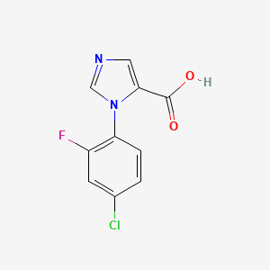 1-(4-Chloro-2-fluorophenyl)-1H-imidazole-5-carboxylic acid