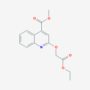 Methyl 2-(2-ethoxy-2-oxoethoxy)quinoline-4-carboxylate
