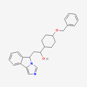 B8079930 1-(4-(Benzyloxy)cyclohexyl)-2-(5H-imidazo[5,1-a]isoindol-5-yl)ethanol CAS No. 2007908-35-0