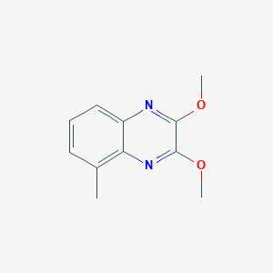 molecular formula C11H12N2O2 B8080100 2,3-Dimethoxy-5-methylquinoxaline 