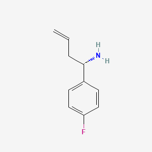 (1S)-1-(4-fluorophenyl)but-3-en-1-amine