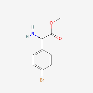 methyl (2S)-2-amino-2-(4-bromophenyl)acetate