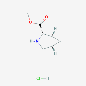 methyl (1S,2S,5R)-3-azabicyclo[3.1.0]hexane-2-carboxylate;hydrochloride