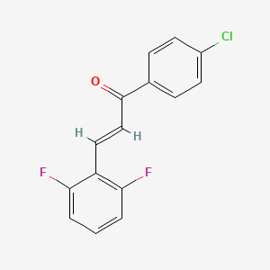 2-Propen-1-one, 1-(4-chlorophenyl)-3-(2,6-difluorophenyl)-