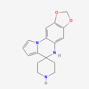 Spiro[[1,3]dioxolo[4,5-g]pyrrolo[1,2-a]quinoxaline-4(5H),4'-piperidine]