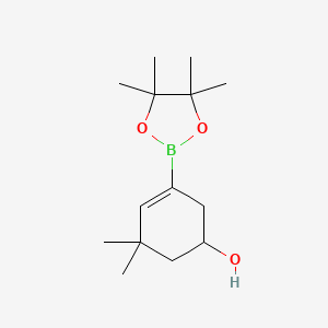 3-Cyclohexen-1-ol, 5,5-dimethyl-3-(4,4,5,5-tetramethyl-1,3,2-dioxaborolan-2-yl)-