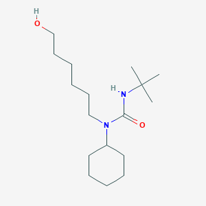 3-Tert-butyl-1-cyclohexyl-1-(6-hydroxyhexyl)urea