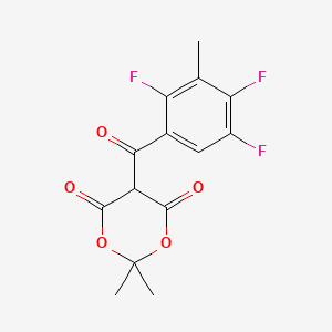 2,2-Dimethyl-5-(2,4,5-trifluoro-3-methylbenzoyl)-1,3-dioxane-4,6-dione