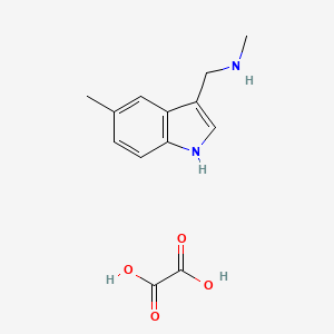 N-Methyl-1-(5-methyl-1H-indol-3-YL)methanamine oxalate