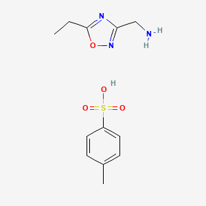 (5-Ethyl-1,2,4-oxadiazol-3-YL)methanamine 4-methylbenzenesulfonate