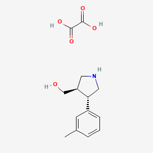 ((3R,4S)-4-(M-Tolyl)pyrrolidin-3-YL)methanol oxalate