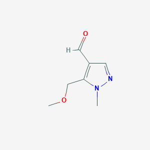 5-(Methoxymethyl)-1-methyl-1H-pyrazole-4-carbaldehyde