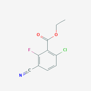 Ethyl 3-cyano-6-chloro-2-fluorobenzoate