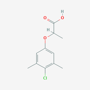 molecular formula C11H13ClO3 B080804 2-(4-Chloro-3,5-dimethylphenoxy)propanoic acid CAS No. 14234-20-9
