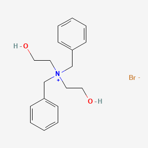 N,N-Dibenzyl-2-hydroxy-N-(2-hydroxyethyl)ethanaminium bromide