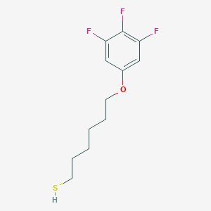 molecular formula C12H15F3OS B8080758 6-(3,4,5-Trifluorophenoxy)hexane-1-thiol 
