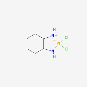 molecular formula C6H12Cl2N2Pt B8081382 Dichloro(1,2-diaminocyclohexane)platinum(II) 