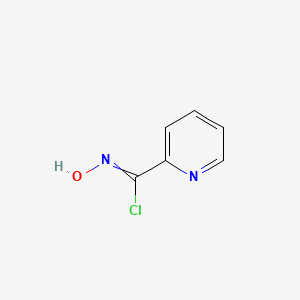 molecular formula C6H5ClN2O B8081628 N-hydroxy-2-pyridinecarboximidoyl chloride 
