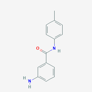 molecular formula C14H14N2O B080817 3-amino-N-(4-methylphenyl)benzamide CAS No. 14315-26-5