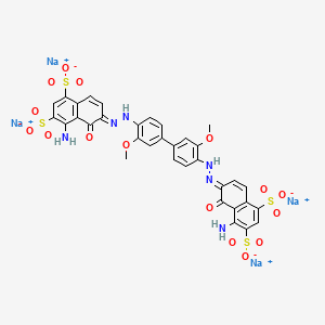 molecular formula C34H24N6Na4O16S4 B8081889 Chicago Sky Blue 6B 