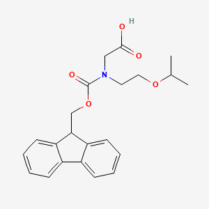 molecular formula C22H25NO5 B8081897 Fmoc-Nhser(Tbu)-OH 