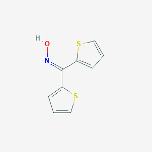 molecular formula C9H7NOS2 B080821 Di(thiophen-2-yl)methanone oxime CAS No. 10558-44-8