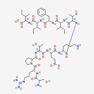 molecular formula C60H101N15O17 B8082203 GAP 27 