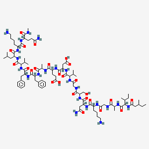 molecular formula C90H144N22O25 B8082251 Amyloid beta-protein (42-1) trifluoroacetate 