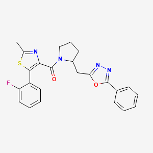 molecular formula C24H21FN4O2S B8082329 SB-674042 