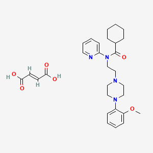 molecular formula C29H38N4O6 B8082345 WAY-100635 maleate 