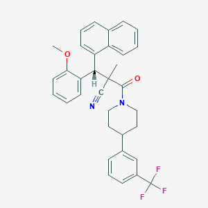 molecular formula C34H31F3N2O2 B8082579 CID 138991682 
